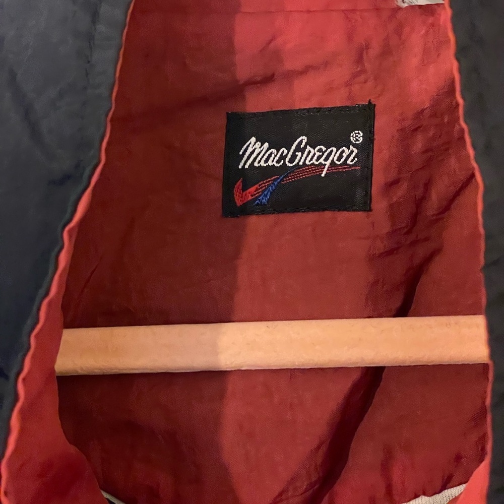 MacGregor Performance Jacket Red & Navy - Picture 6 of 9